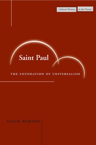 Saint Paul: The Foundation of Universalism (Cultural Memory in the Present) von Stanford University Press